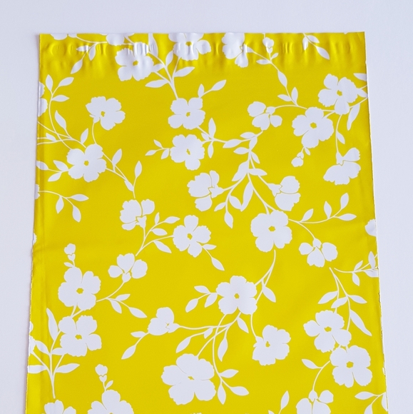 🆕 NEW 5 pcs Daisy Poly Mailers 12.5"x15.5" inches - Picture 2 of 3